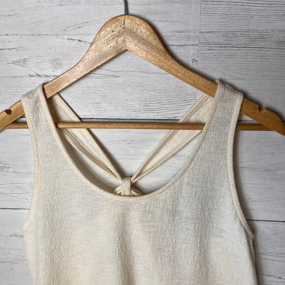 Madewell Top Womens Size Small Ivory Everly Twisted Jacquard Tank Summer - Picture 7 of 15